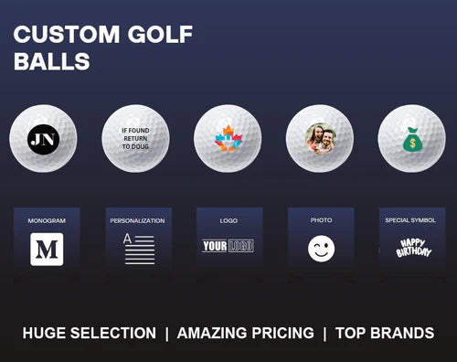 We are custom logo golf ball fanatics!
