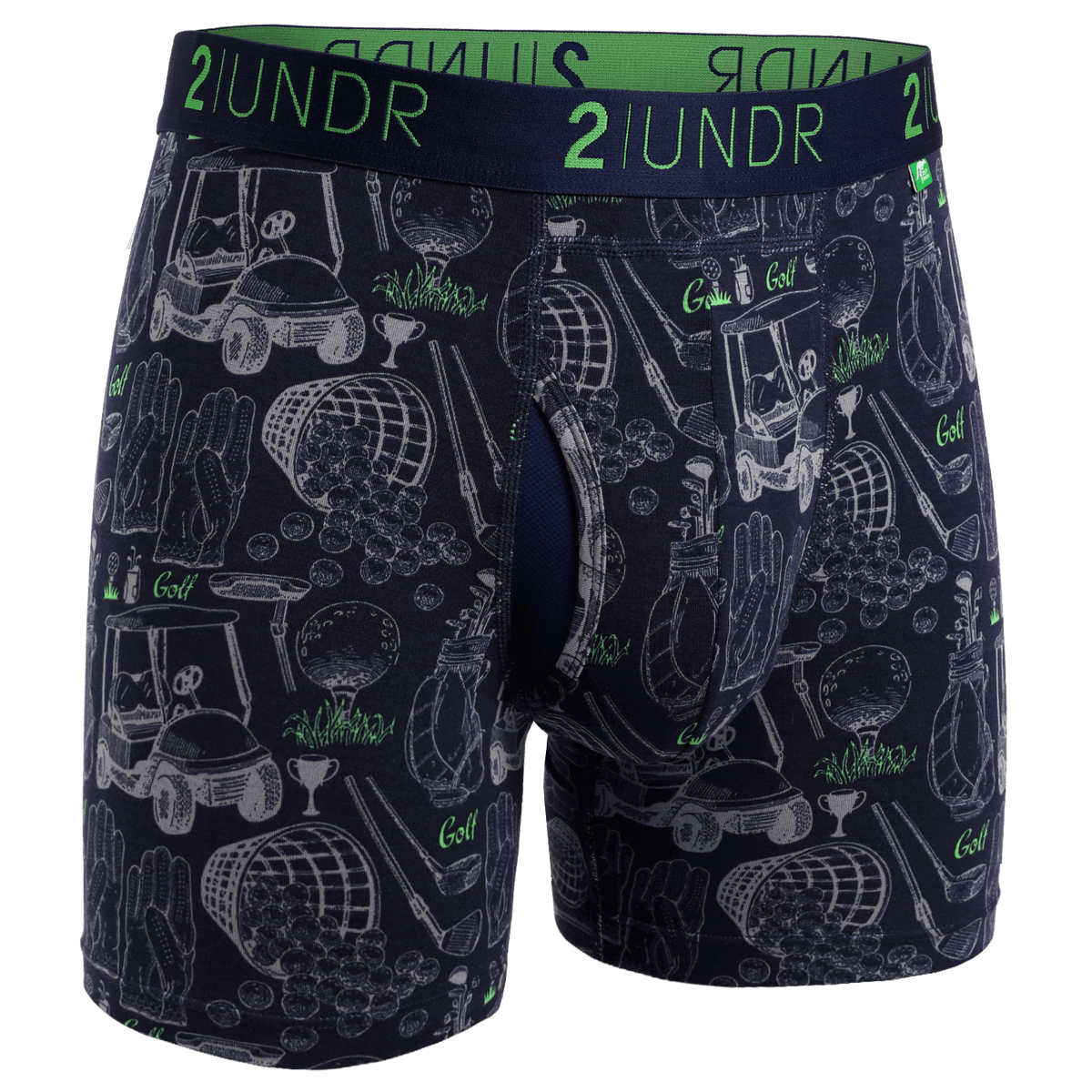 2UNDR 2 Pack - Swing Shift Boxer Brief - Range Time Black/Navy