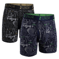 2UNDR 2 Pack - Swing Shift Boxer Brief - Range Time Black/Navy