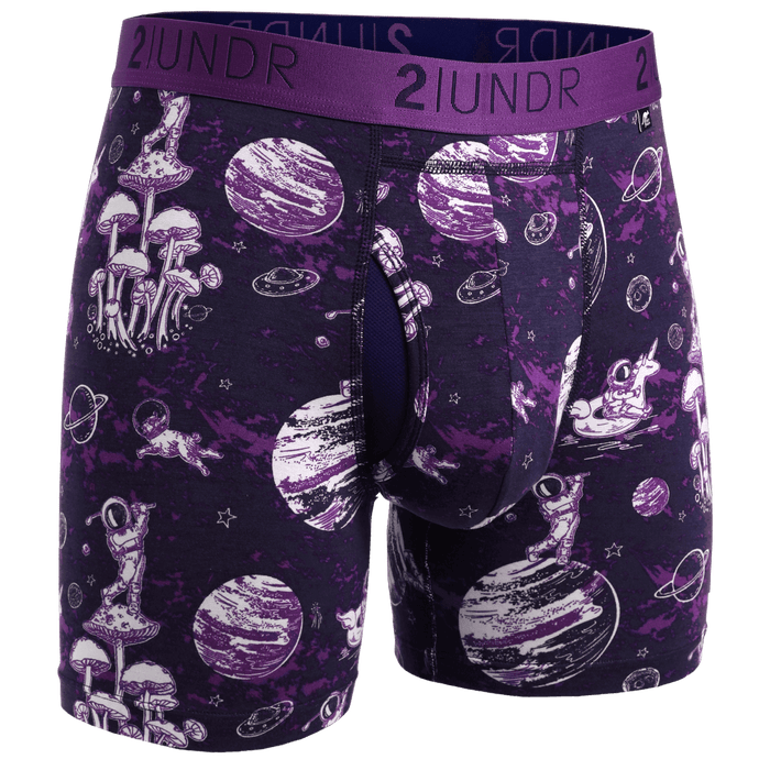 2UNDR 2 Pack - Swing Shift Boxer Brief - Space Golf Black/Navy