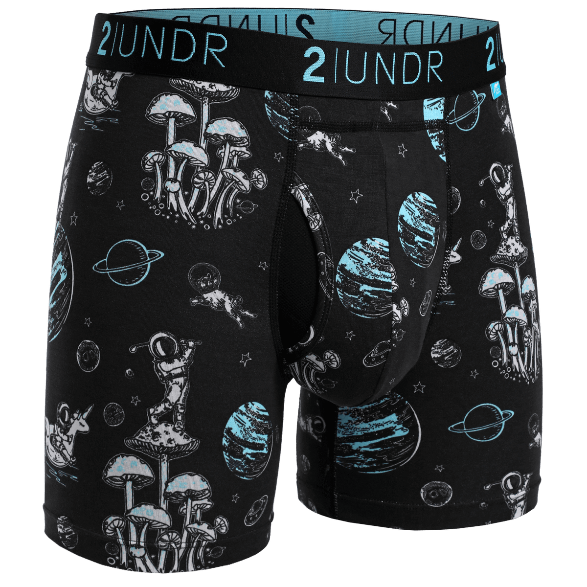 2UNDR 2 Pack - Swing Shift Boxer Brief - Space Golf Black/Navy