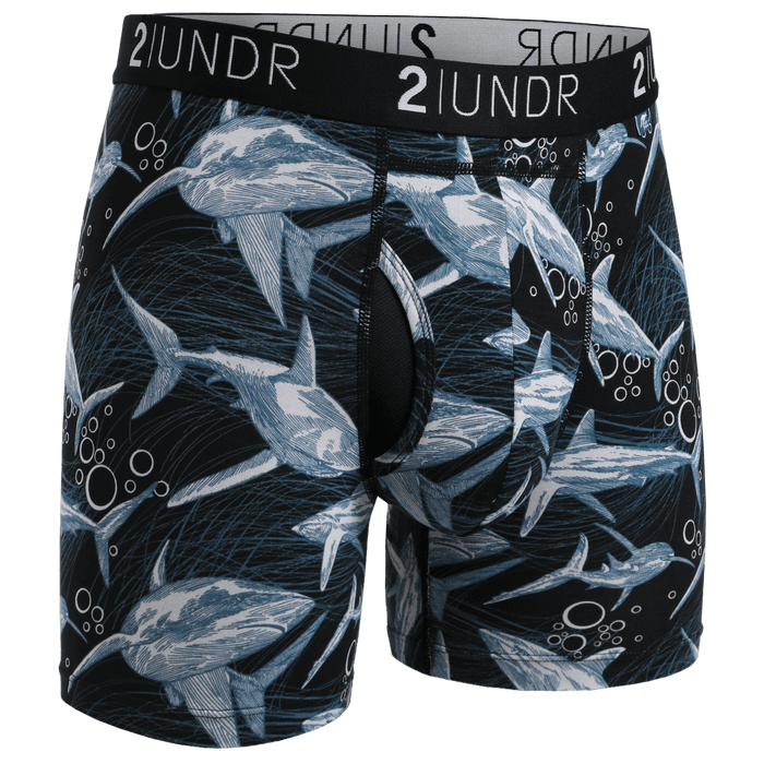 2UNDR 3 Pack - Swing Shift Boxer Brief - Great White/Rhino/Parrot