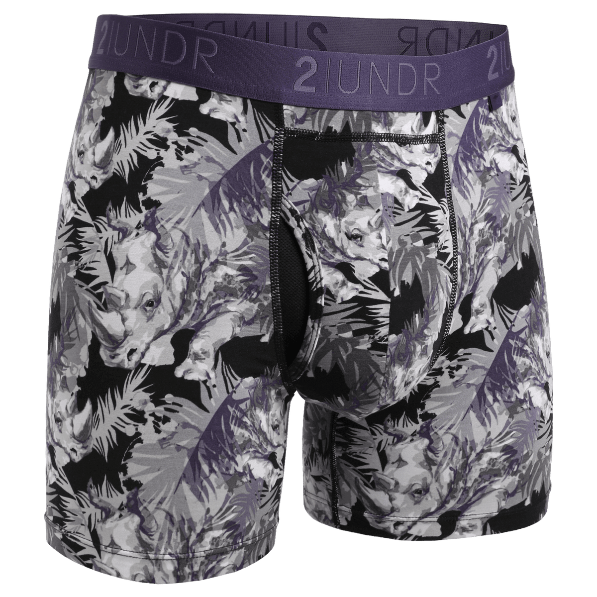 2UNDR 3 Pack - Swing Shift Boxer Brief - Great White/Rhino/Parrot