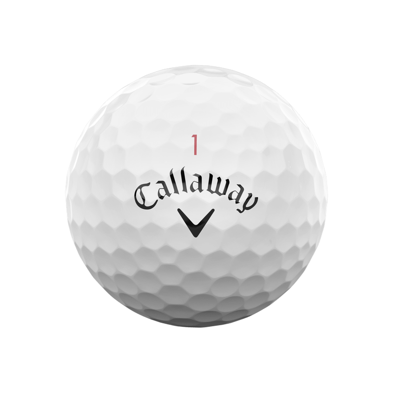 Custom Logo Callaway Chrome Soft 24 Golf Balls - White