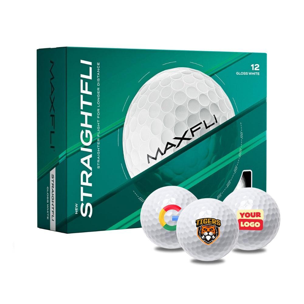 Custom Logo Maxfli Straightfli Golf Balls - 2025 - Canadian Pro