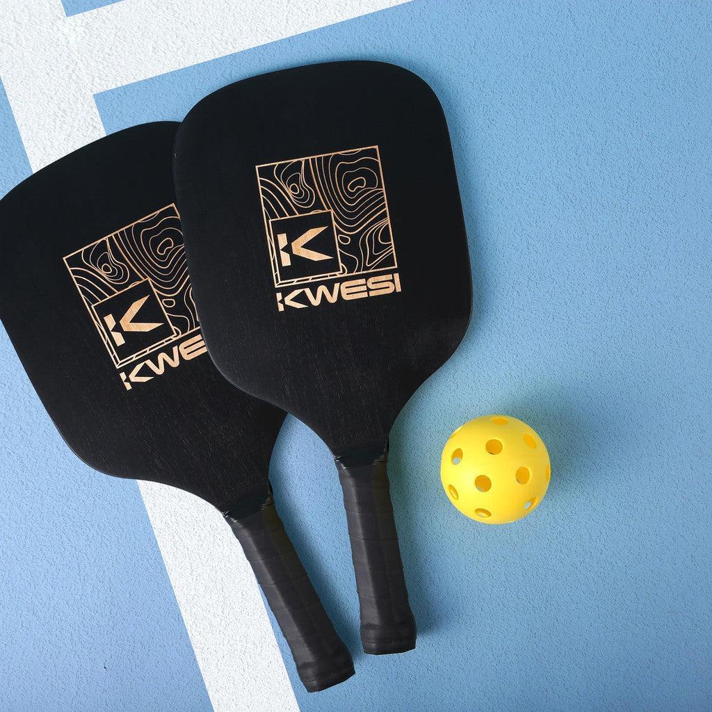 Custom Logo Pickleball Set including 2 Paddles and Ball