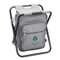 Custom Logo Riverbend Foldable Cooler Backpack & Chair