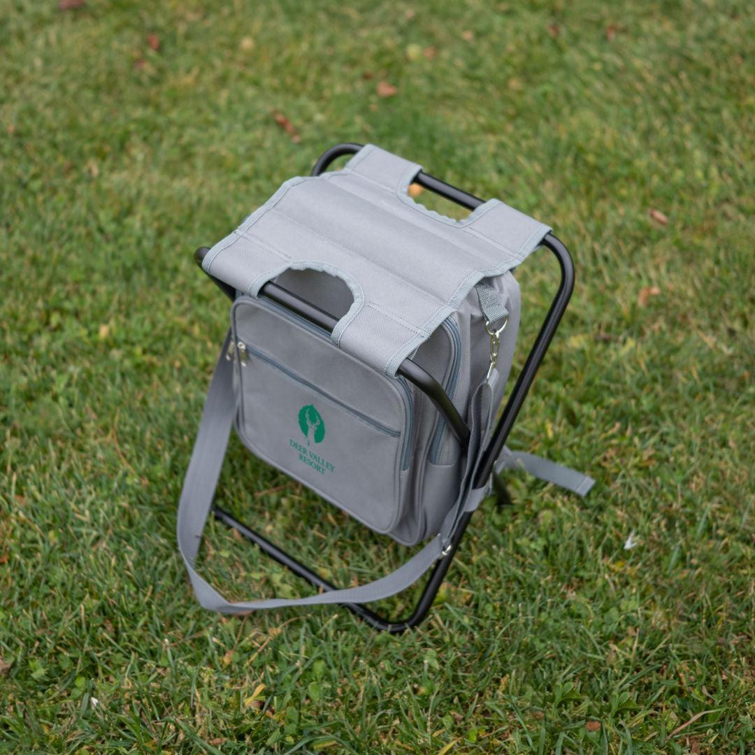 Custom Logo Riverbend Foldable Cooler Backpack & Chair