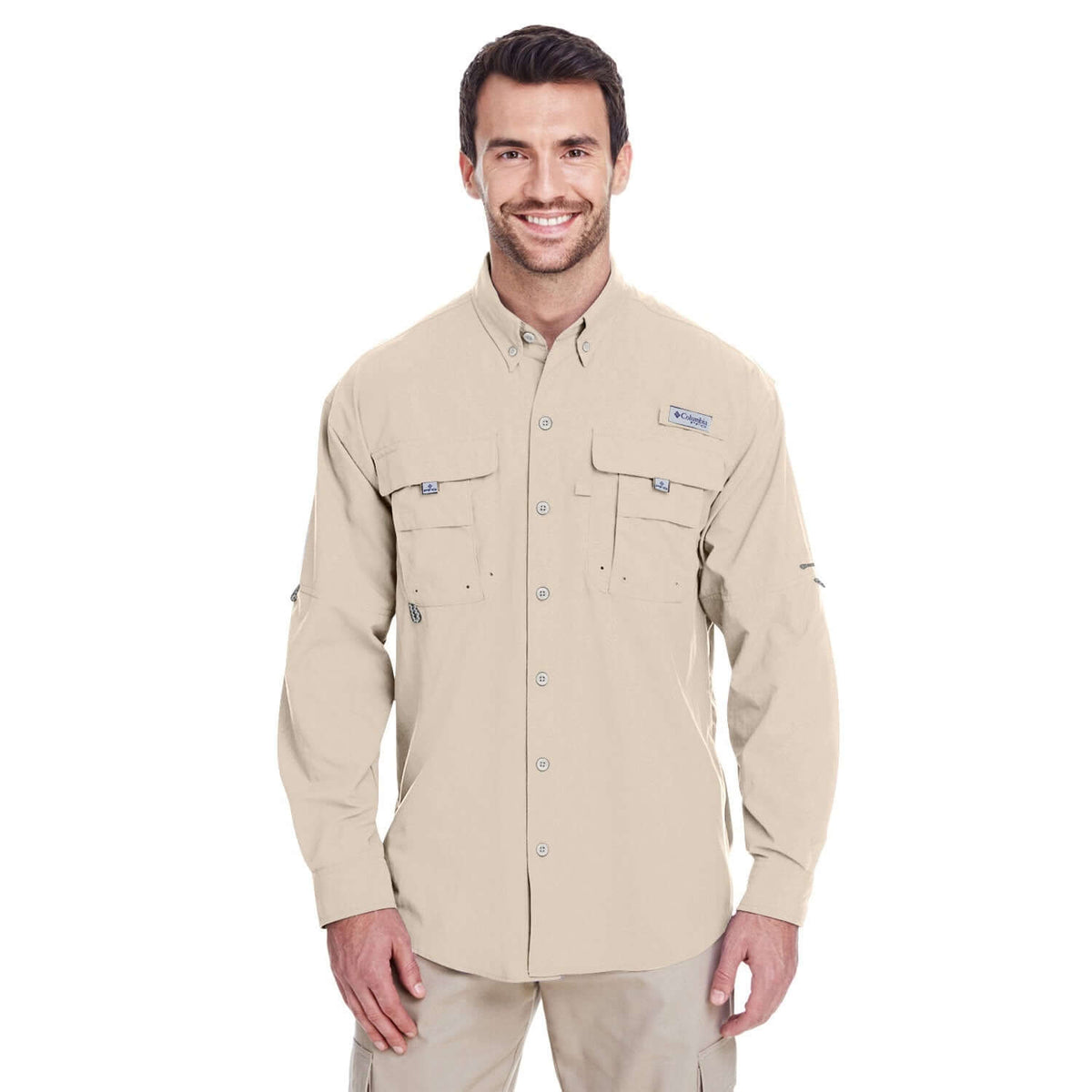 Custom Logo Columbia Bahama™ II Long-Sleeve Shirt - Mens
