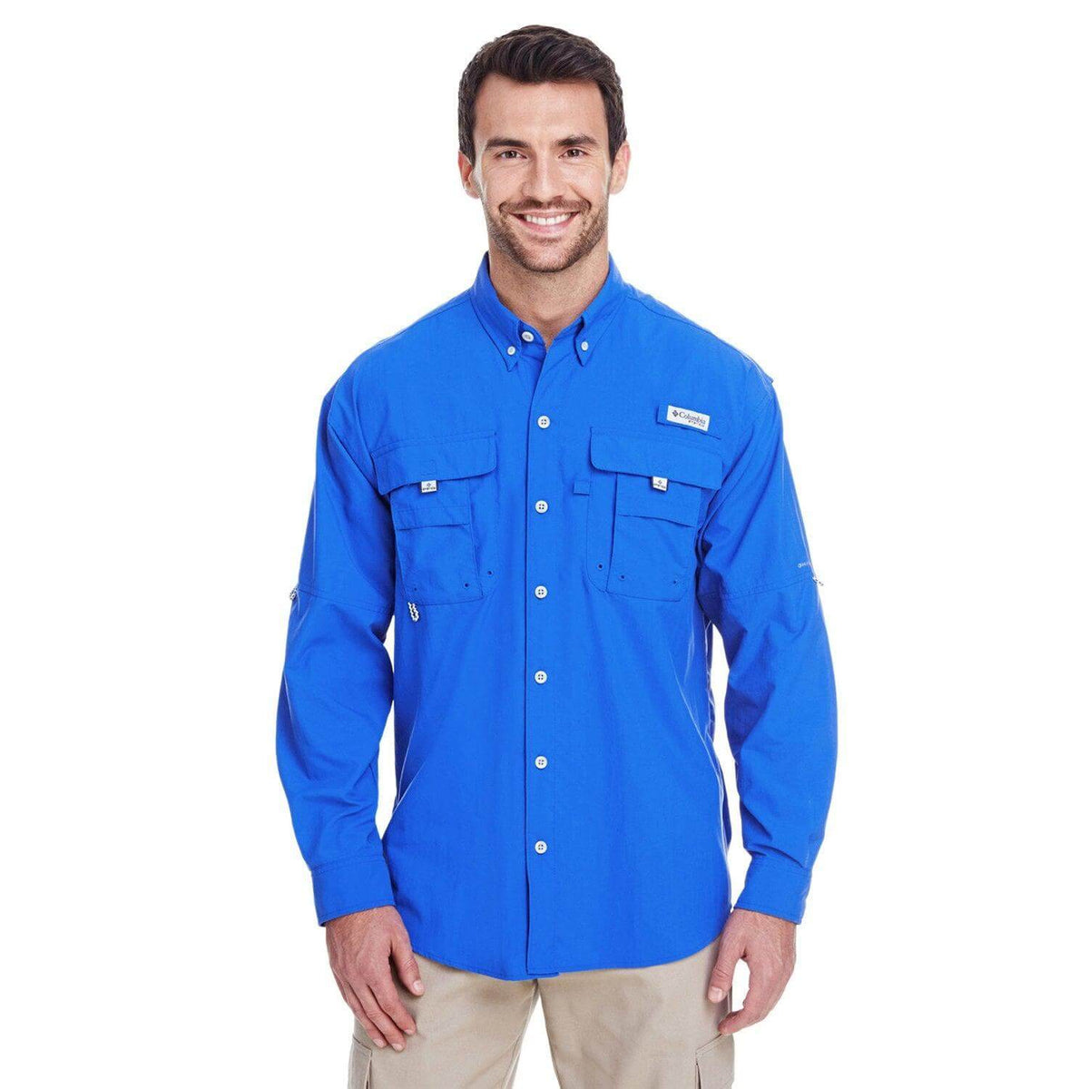 Custom Logo Columbia Bahama™ II Long-Sleeve Shirt - Mens