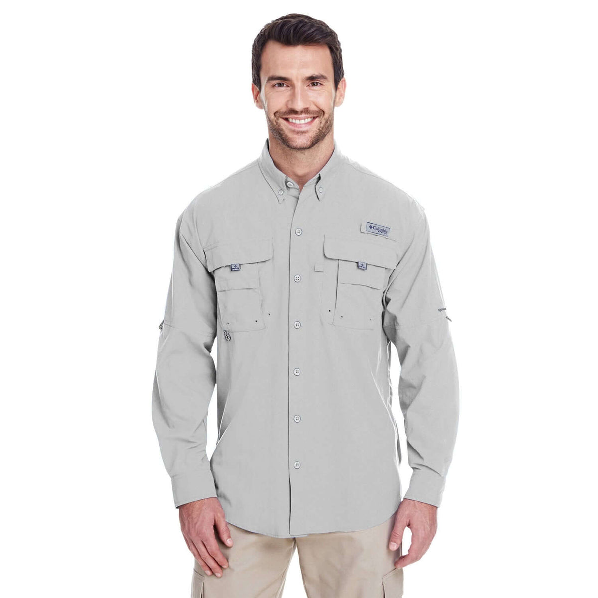 Custom Logo Columbia Bahama™ II Long-Sleeve Shirt - Mens