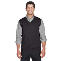 Custom Logo Devon & Jones Adult V-Neck Vest - Mens