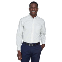 Custom Logo Devon & Jones Crown Woven Collection™ Gingham Check - Mens