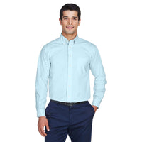 Custom Logo Devon & Jones Crown Woven Collection™ Solid Broadcloth - Mens