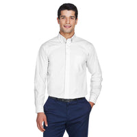 Custom Logo Devon & Jones Crown Woven Collection™ Solid Broadcloth - Mens
