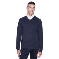 Custom Logo Devon & Jones Men's V-Neck Sweater - Mens