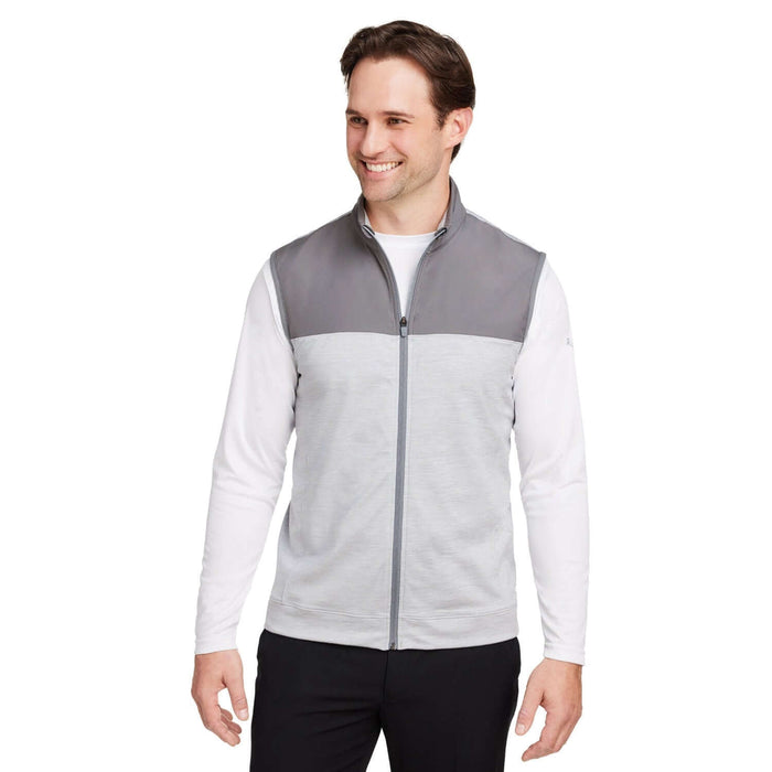 Custom Logo PUMA Golf Cloudspun Colorblock Vest - Mens