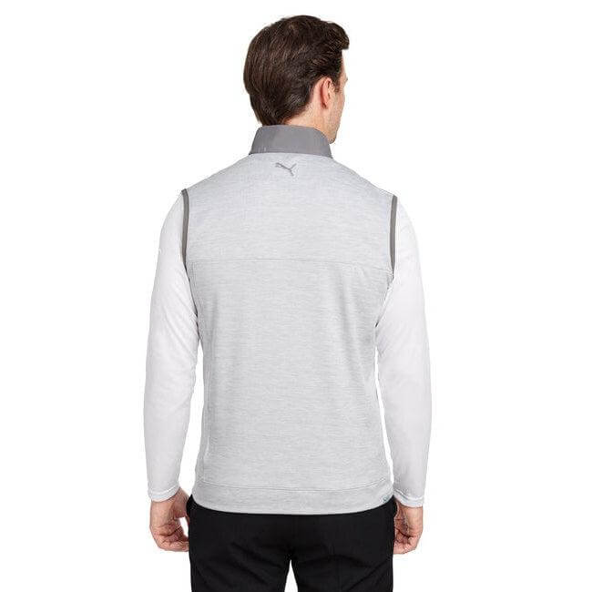 Custom Logo PUMA Golf Cloudspun Colorblock Vest - Mens