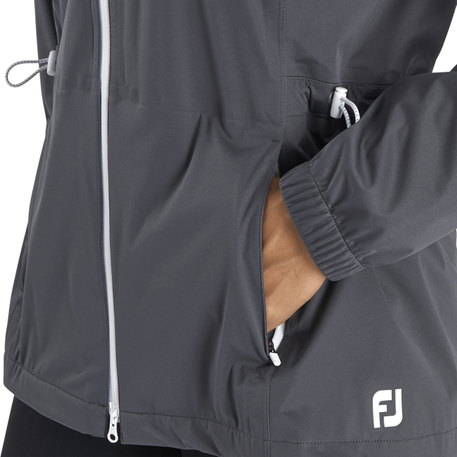 FootJoyFootJoy Women s Hydroknit Rain Jacket in Charcoal Size M Charcoal Size M