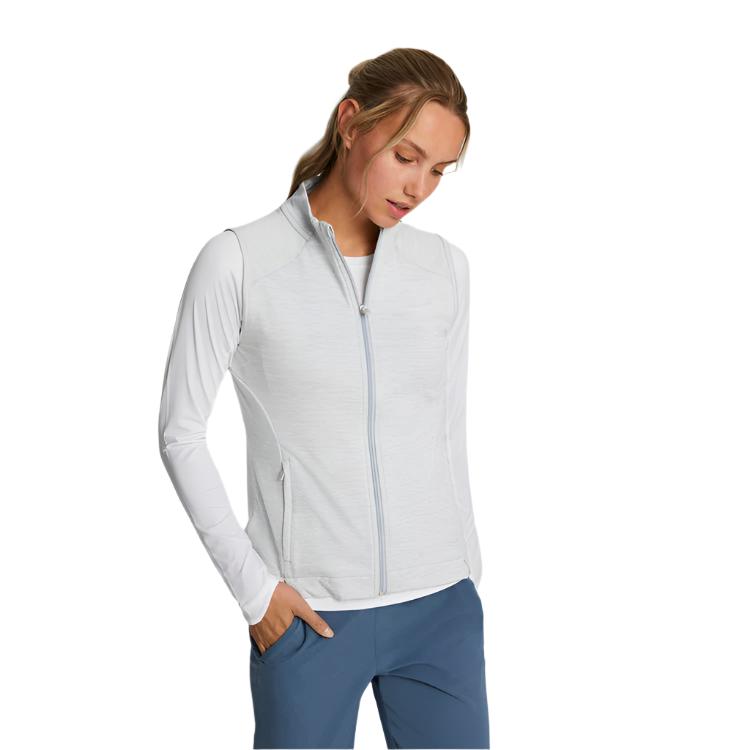 PUMA CLOUDSPUN Heather Full-Zip Golf Vest - Womens - Canadian Pro