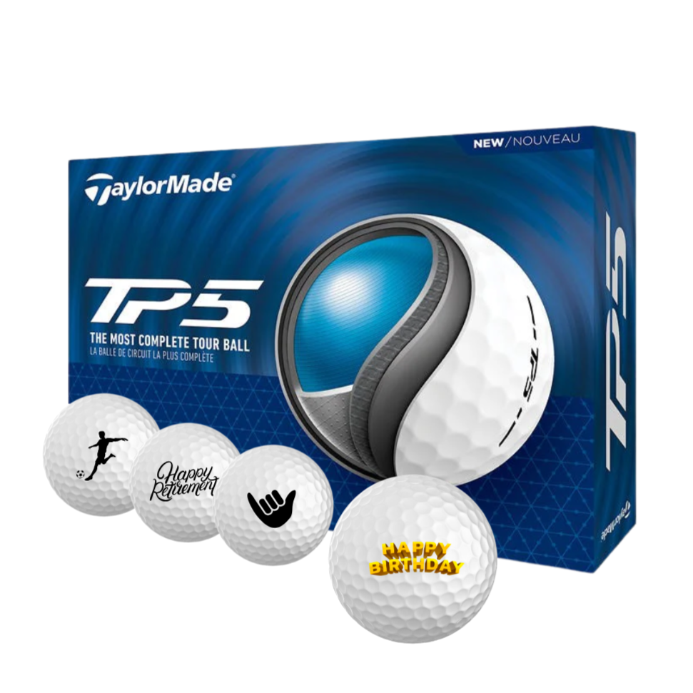 Special Symbol Custom Golf Balls - Unique TaylorMade TP5, Canada