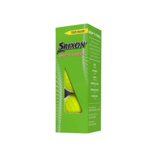 Srixon Soft Feel Golf Balls - 2024 - 6 Pack