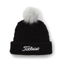 Titleist Cable Knit Pom Pom Beanie - Womens