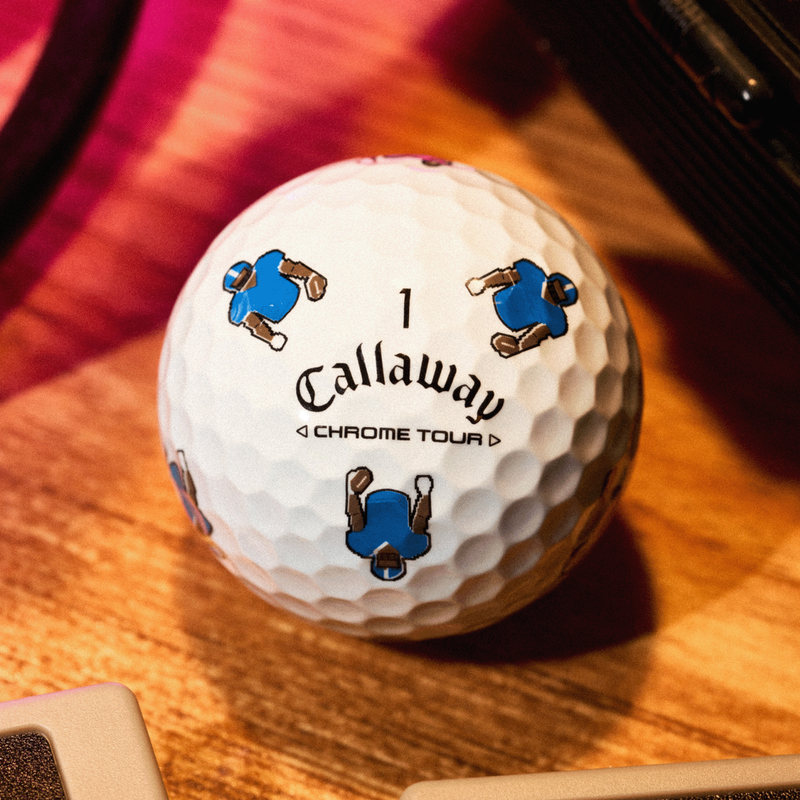 Callaway Chrome Tour Retro Football Golf Balls
