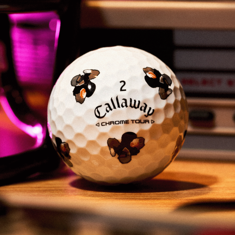 Callaway Chrome Tour Retro Football Golf Balls