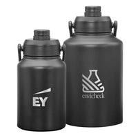 Custom Logo Millbank Stainless Steel Water Bottle - 64oz/128oz