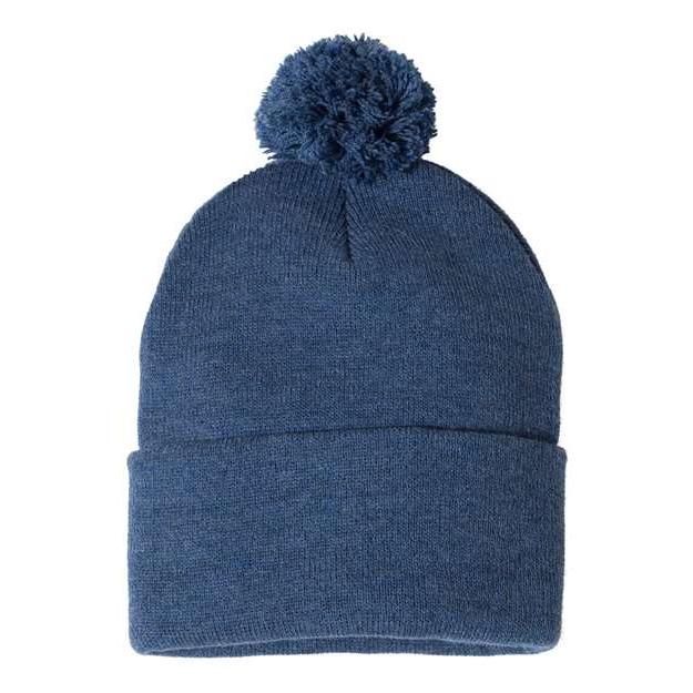 Custom Logo Pom-Pom Cuffed Beanie Toque