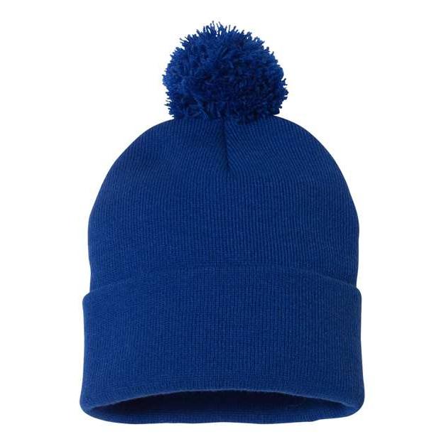 Custom Logo Pom-Pom Cuffed Beanie Toque
