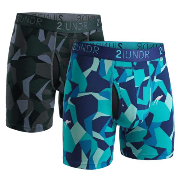 2UNDR 2 Pack - Swing Shift Boxer Brief Water/Forest Camo – Canadian Pro  Shop Online
