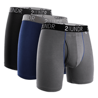 2UNDR 3 Pack - Swing Shift Boxer Brief SOLIDS