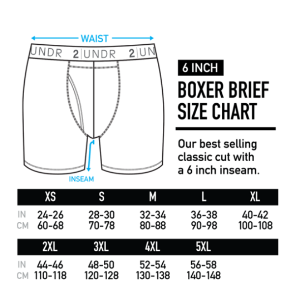 2UNDR 2 Pack - Swing Shift Boxer Brief Black Camo/Blue Camo