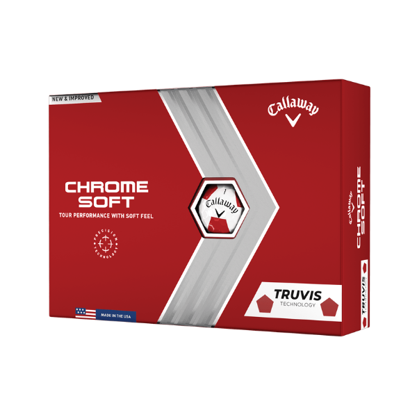 Custom Logo Callaway Chrome Soft Truvis Golf Balls