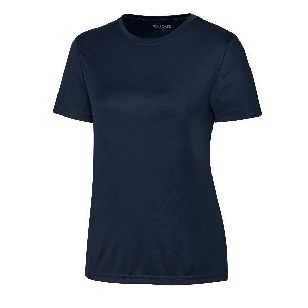 Custom Logo Clique Spin Jersey T Shirt - Womens