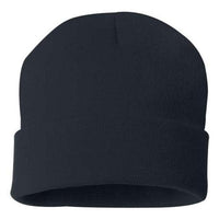 Custom Logo Sportsman Solid 12" Cuffed Beanie