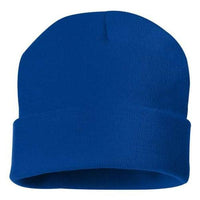 Custom Logo Sportsman Solid 12" Cuffed Beanie