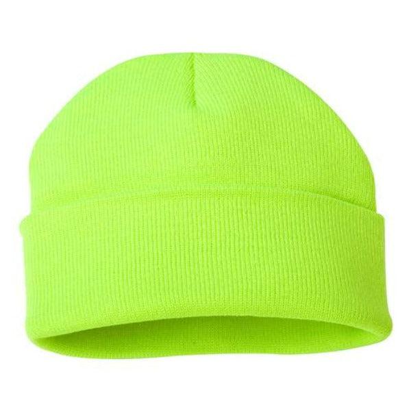 Custom Logo Sportsman Solid 12" Cuffed Beanie