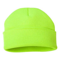 Custom Logo Sportsman Solid 12" Cuffed Beanie