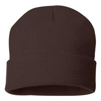 Custom Logo Sportsman Solid 12" Cuffed Beanie
