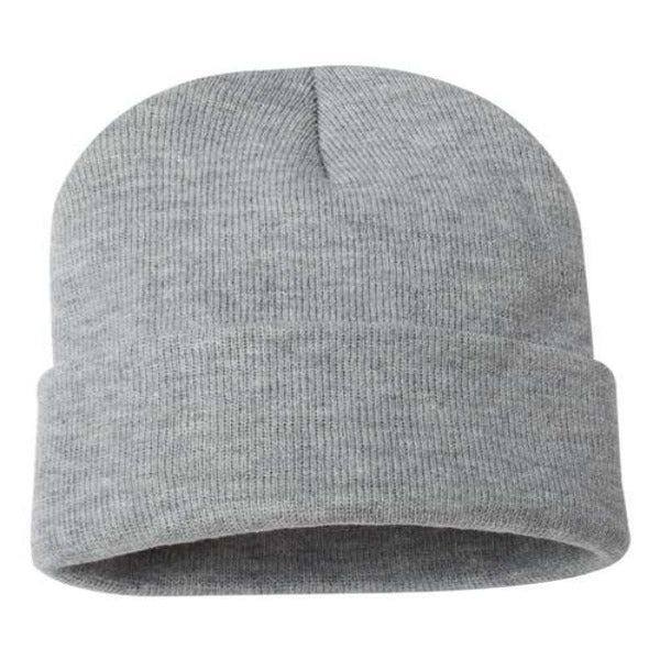 Custom Logo Sportsman Solid 12" Cuffed Beanie