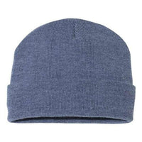 Custom Logo Sportsman Solid 12" Cuffed Beanie