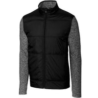 Cutter and Buck Stealth Hybrid Quilted Full Zip Jacket - Mens