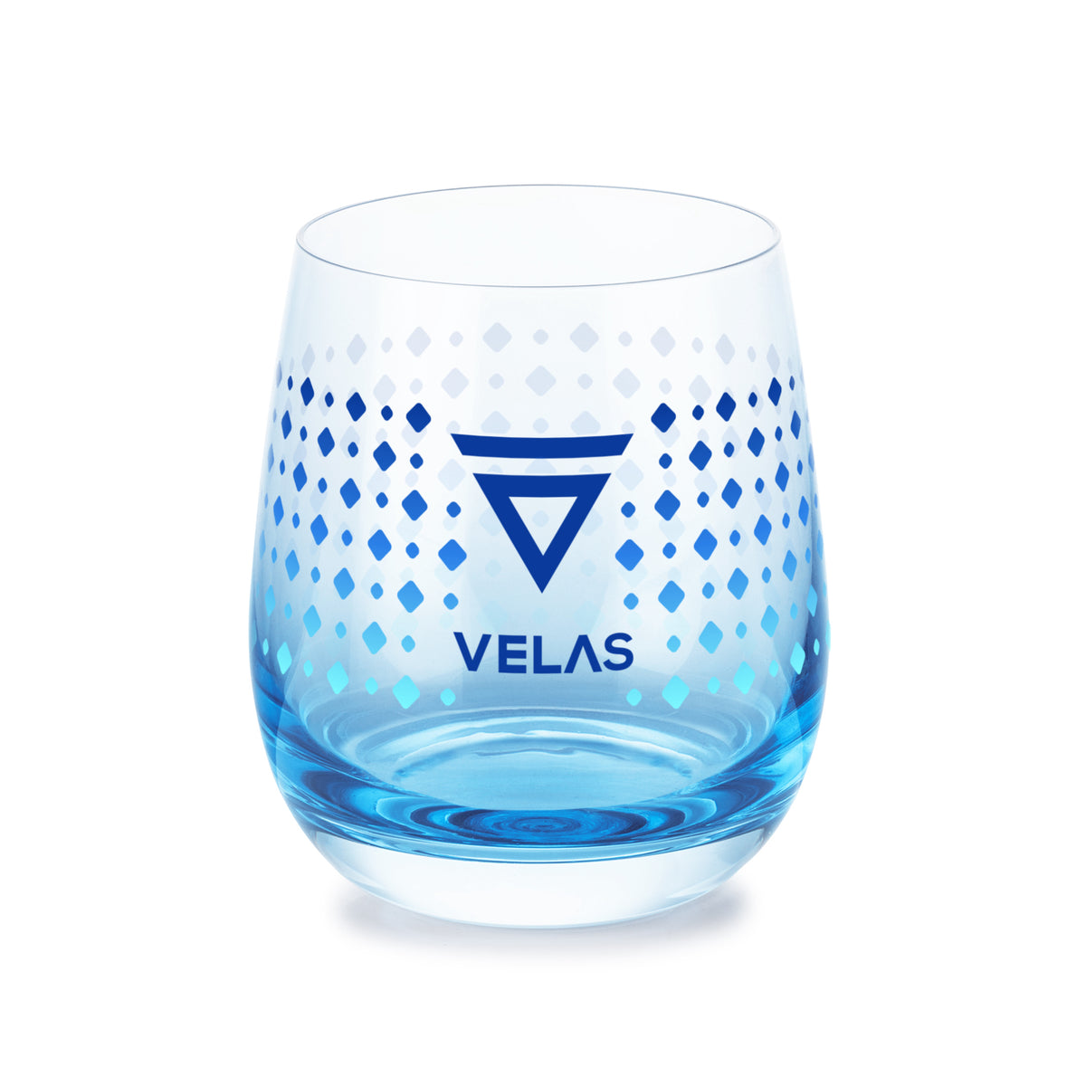Custom Logo Soudan Stemless Wine Blue - VividPrint™