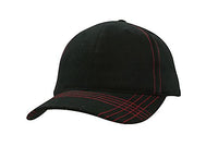 Custom Logo Headwear Canada Brushed Heavy Cotton with Contrasting Stitching & Cross Stitched Peak