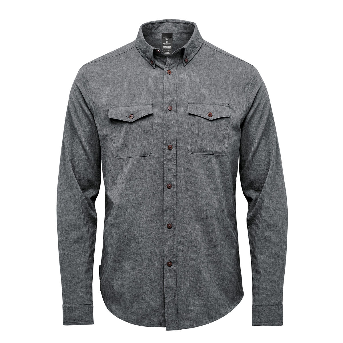 Custom Logo Stormtech Men's Azores Quick Dry L/S Shirt