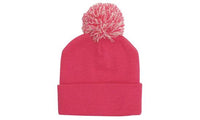 Custom Logo Headwear Canada Acrylic Beanie with Pom Pom