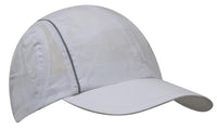 Custom Logo Headwear Canada Micro Fibre & Mesh Sports Cap with Reflective Trim
